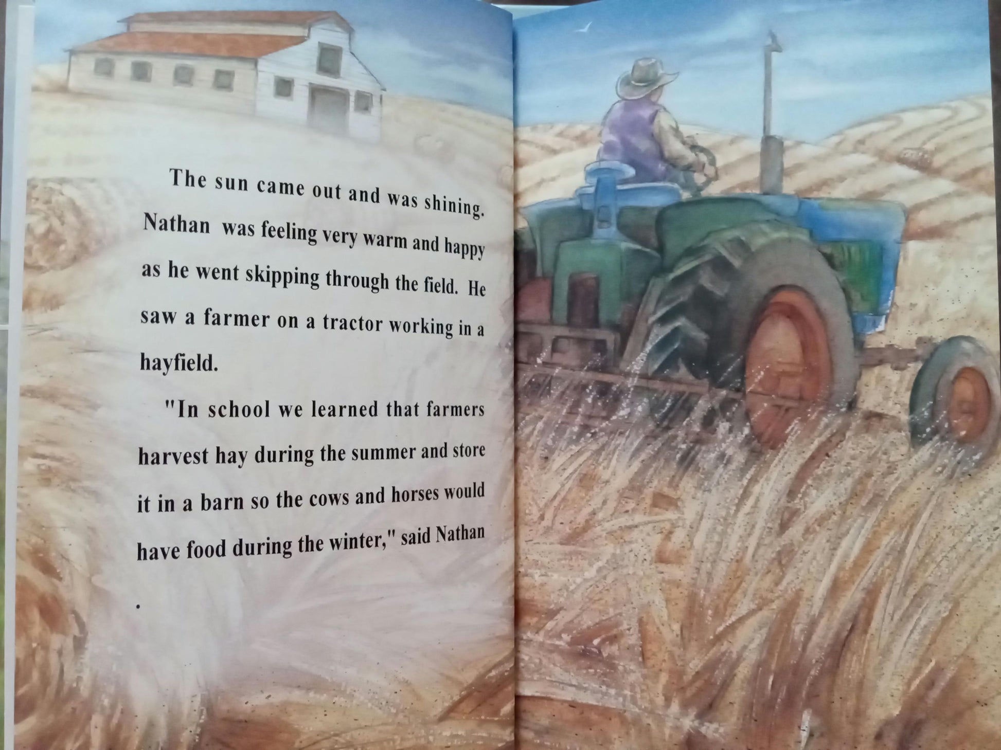 Personalized Farm Animals sample page 6 Tractor