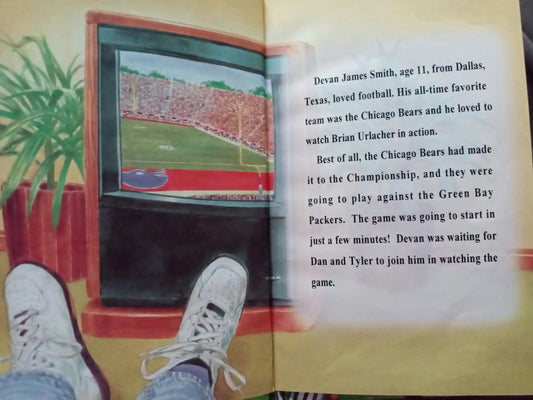 Football Star Personalized Book page 1