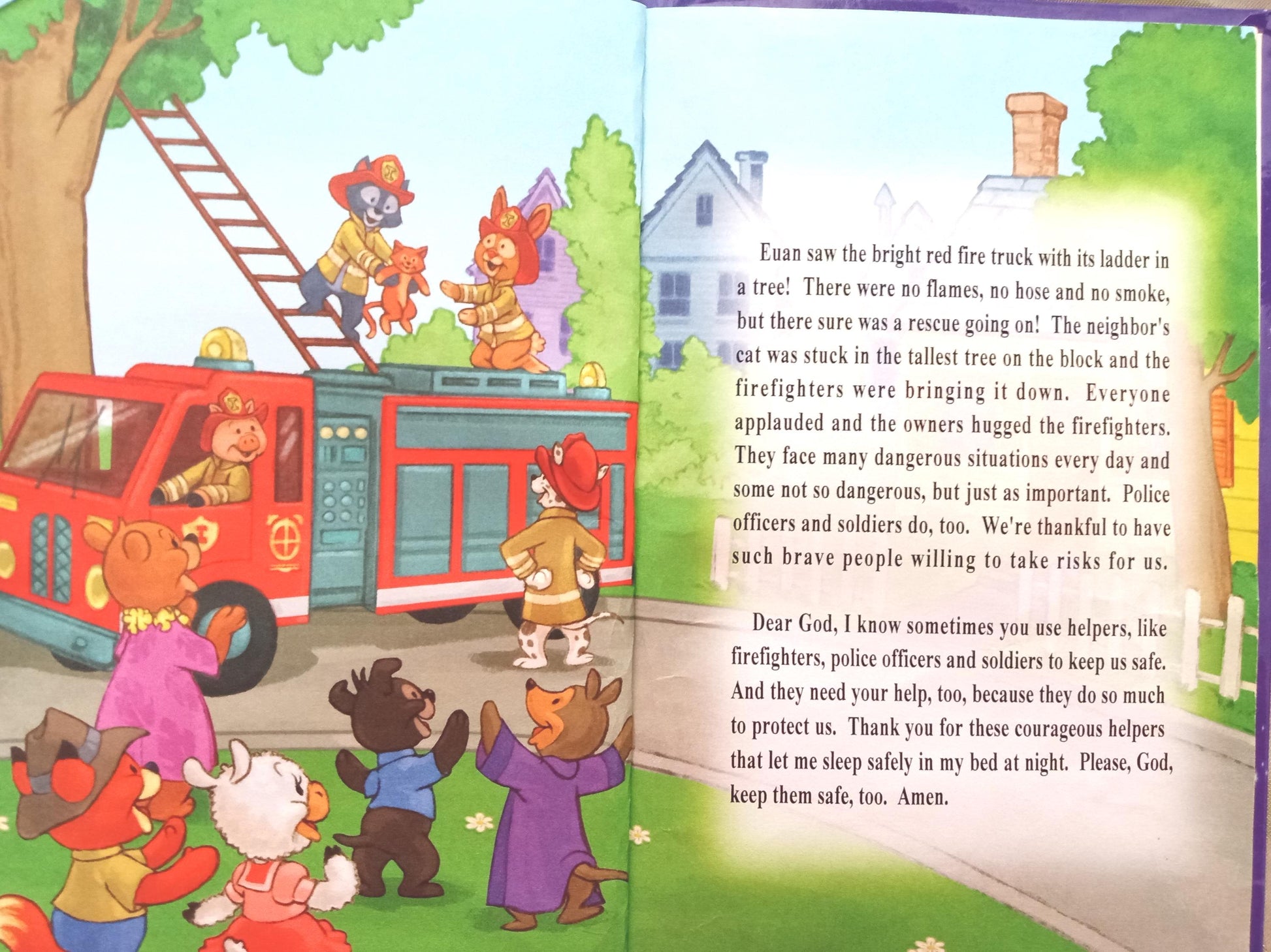 God Loves Me Personalized Book sample page prayer 2