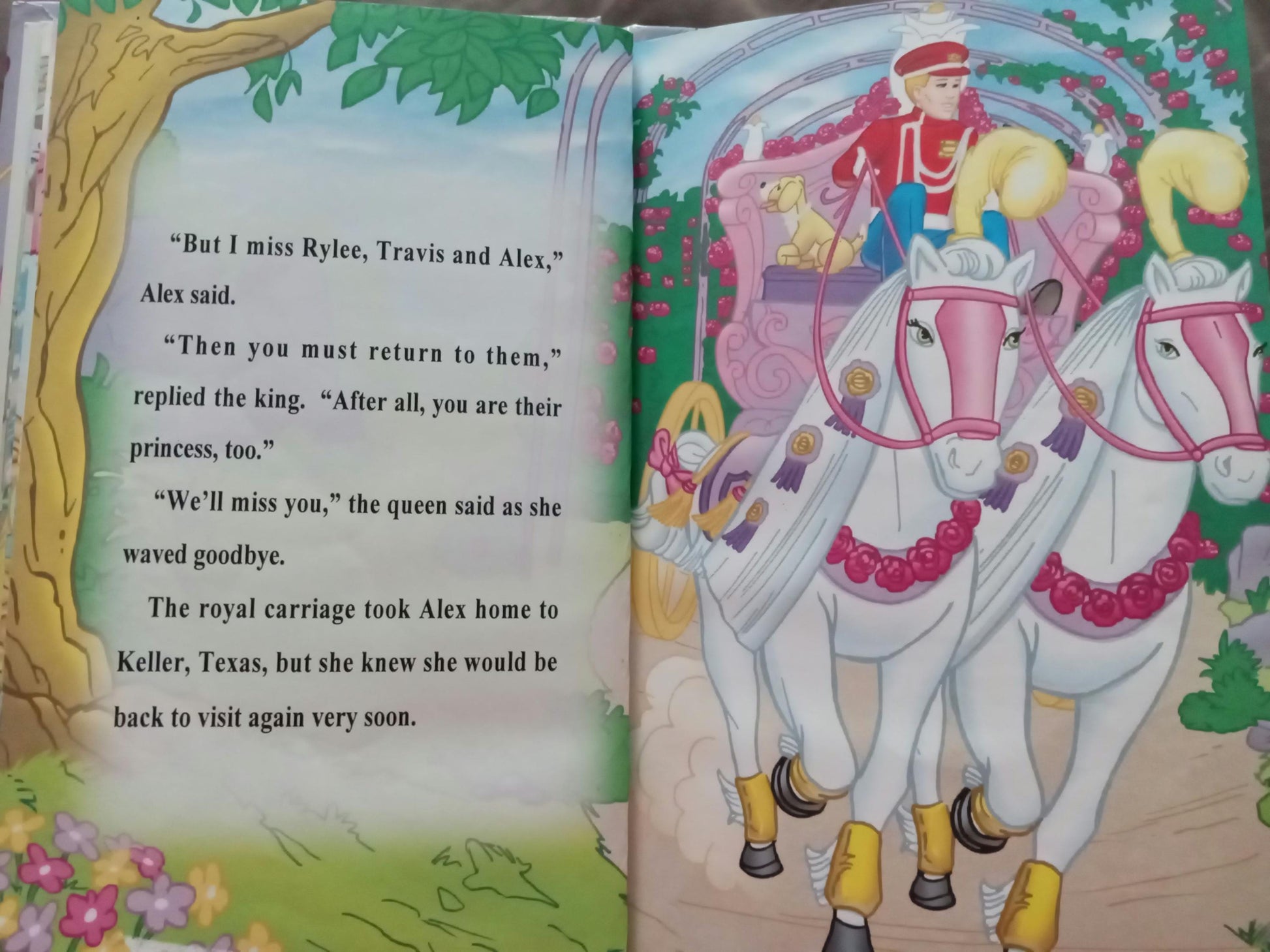 Ballerina Princess personalized hardback book page 7