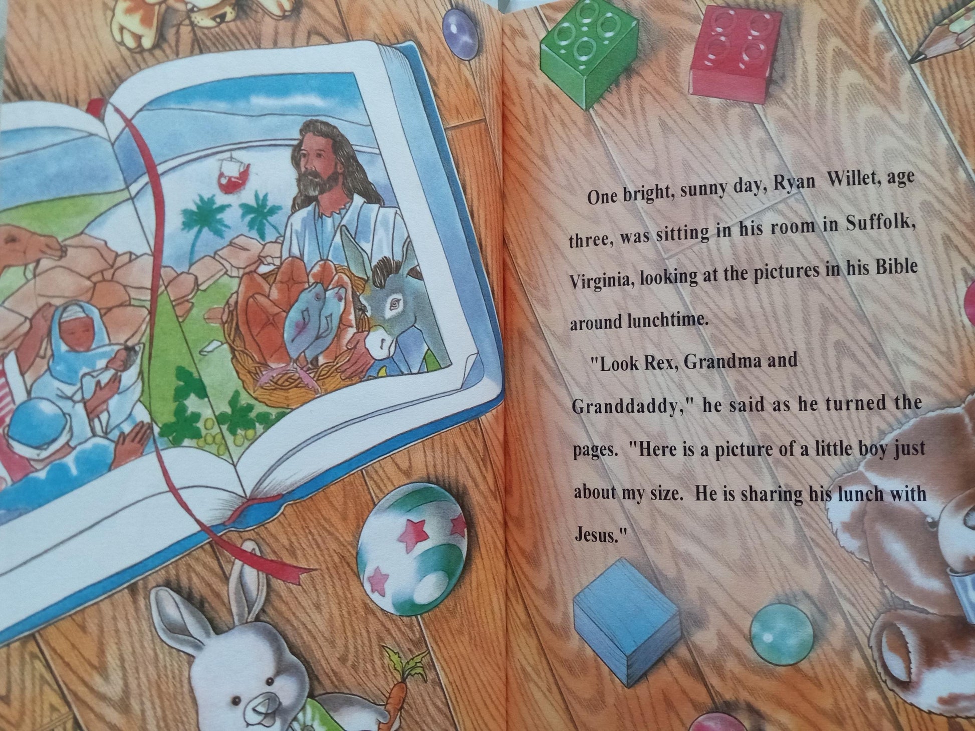 Jesus the Provider Personalized Book sample page 1