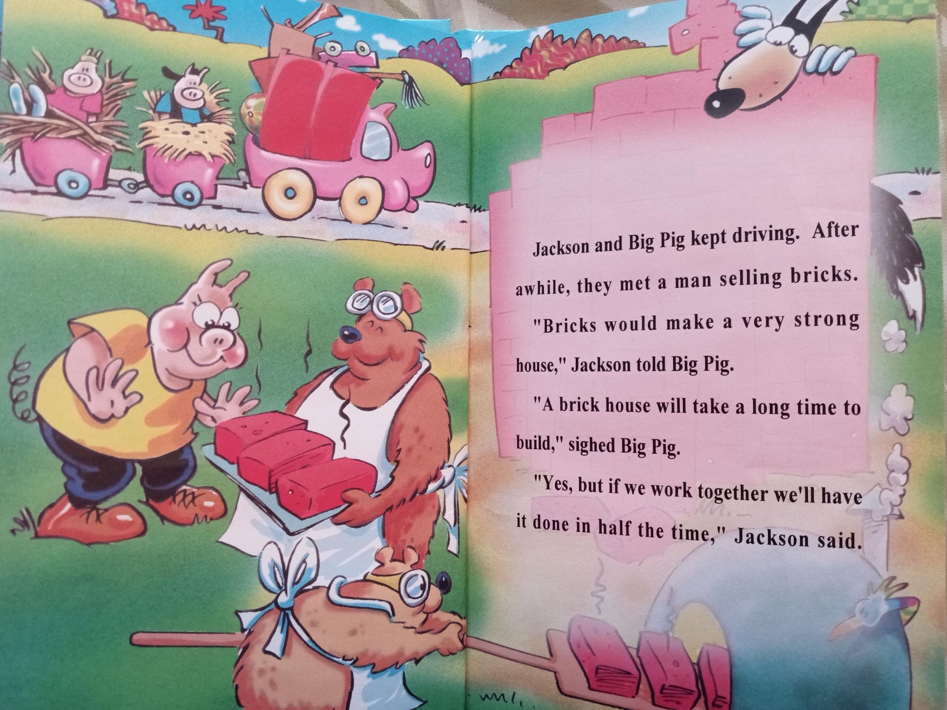 Personalized Book Three Little Pigs Page 3