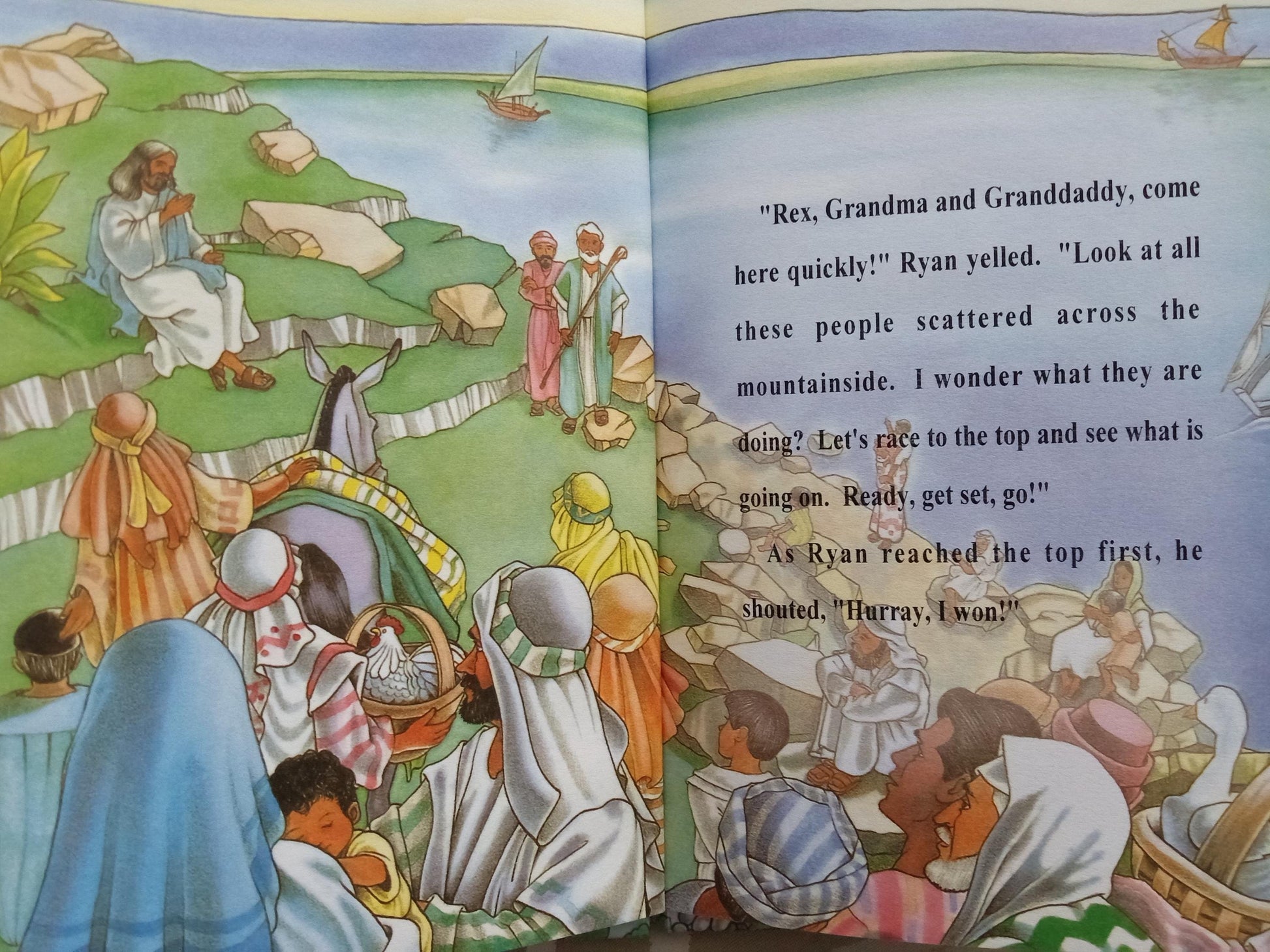 Jesus the Provider Personalized Book sample page 2