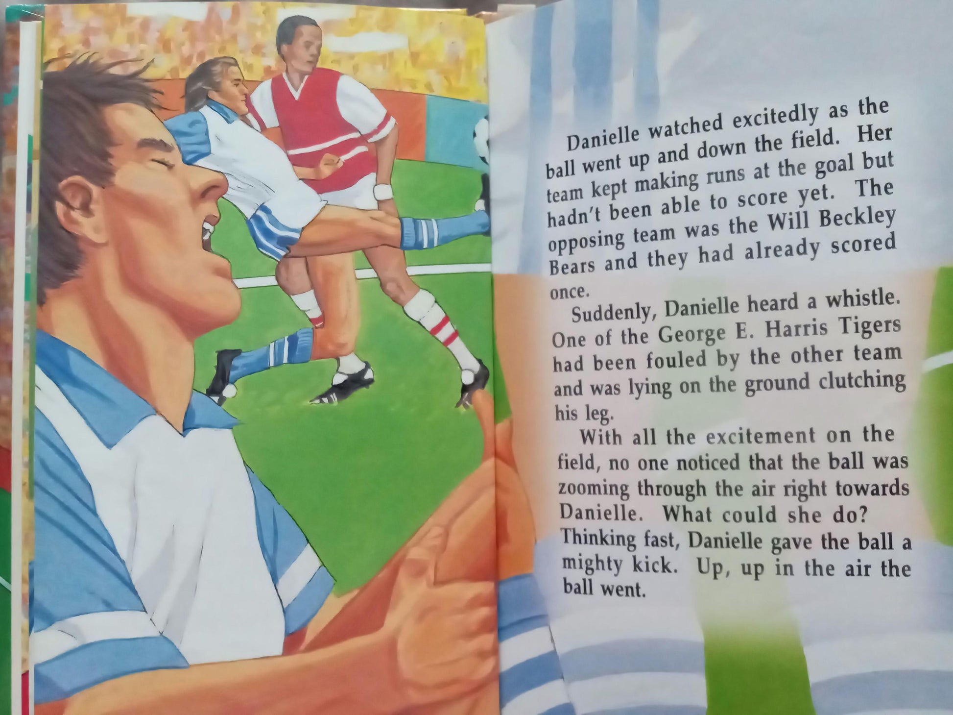 Personalized Soccer book sample page 5