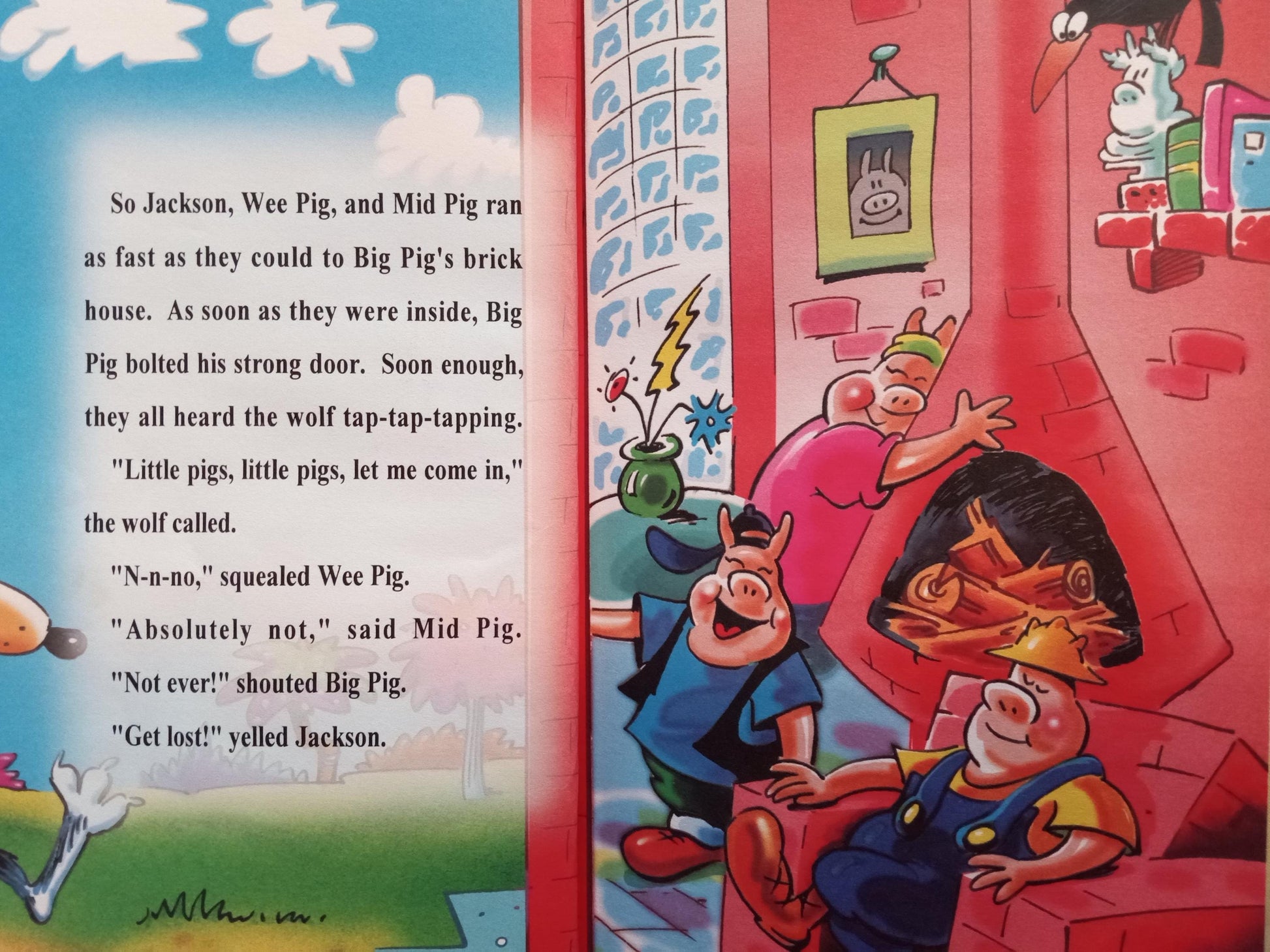 Personalized Book Three Little Pigs Page 7