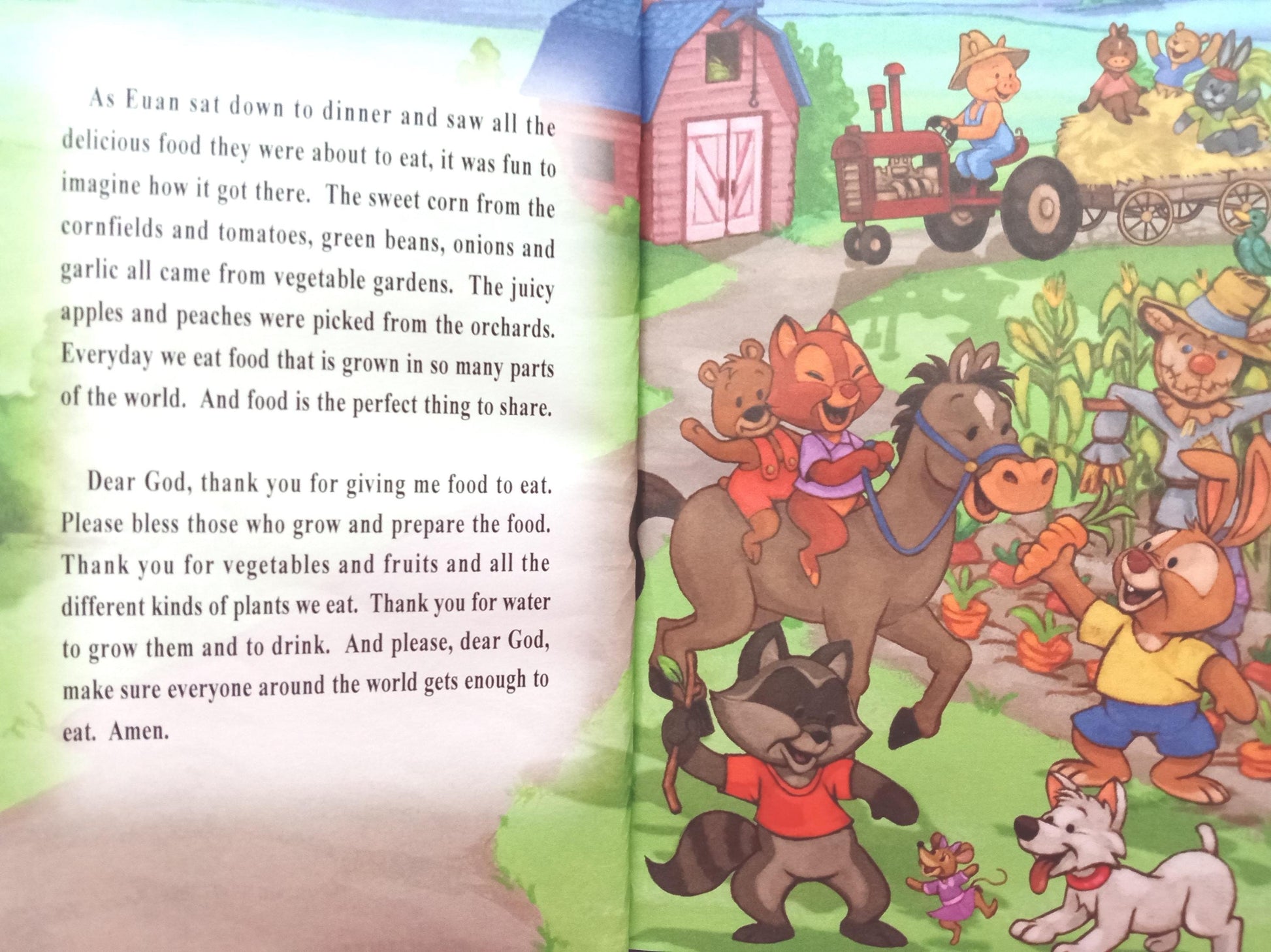 God Loves Me Personalized Book sample page prayer 7