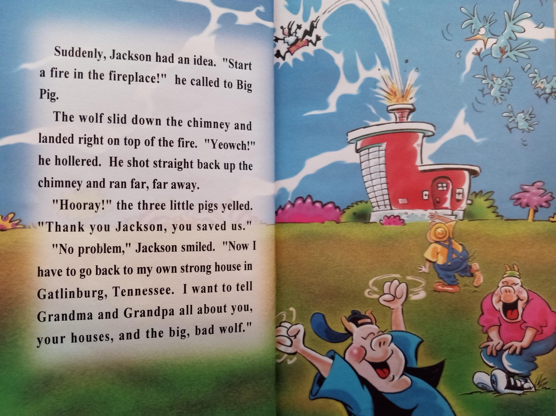 Personalized Book Three Little Pigs Page 8