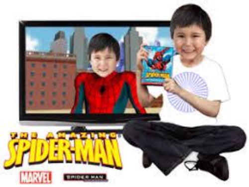 Personalized Spiderman cartoon video with child as Spider-man