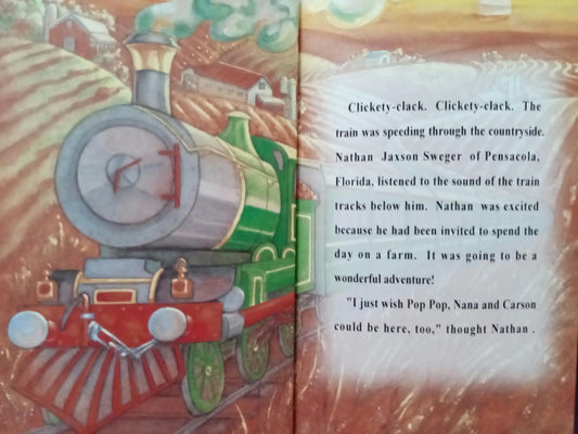 Personalized Farm Animals sample page 1 Train