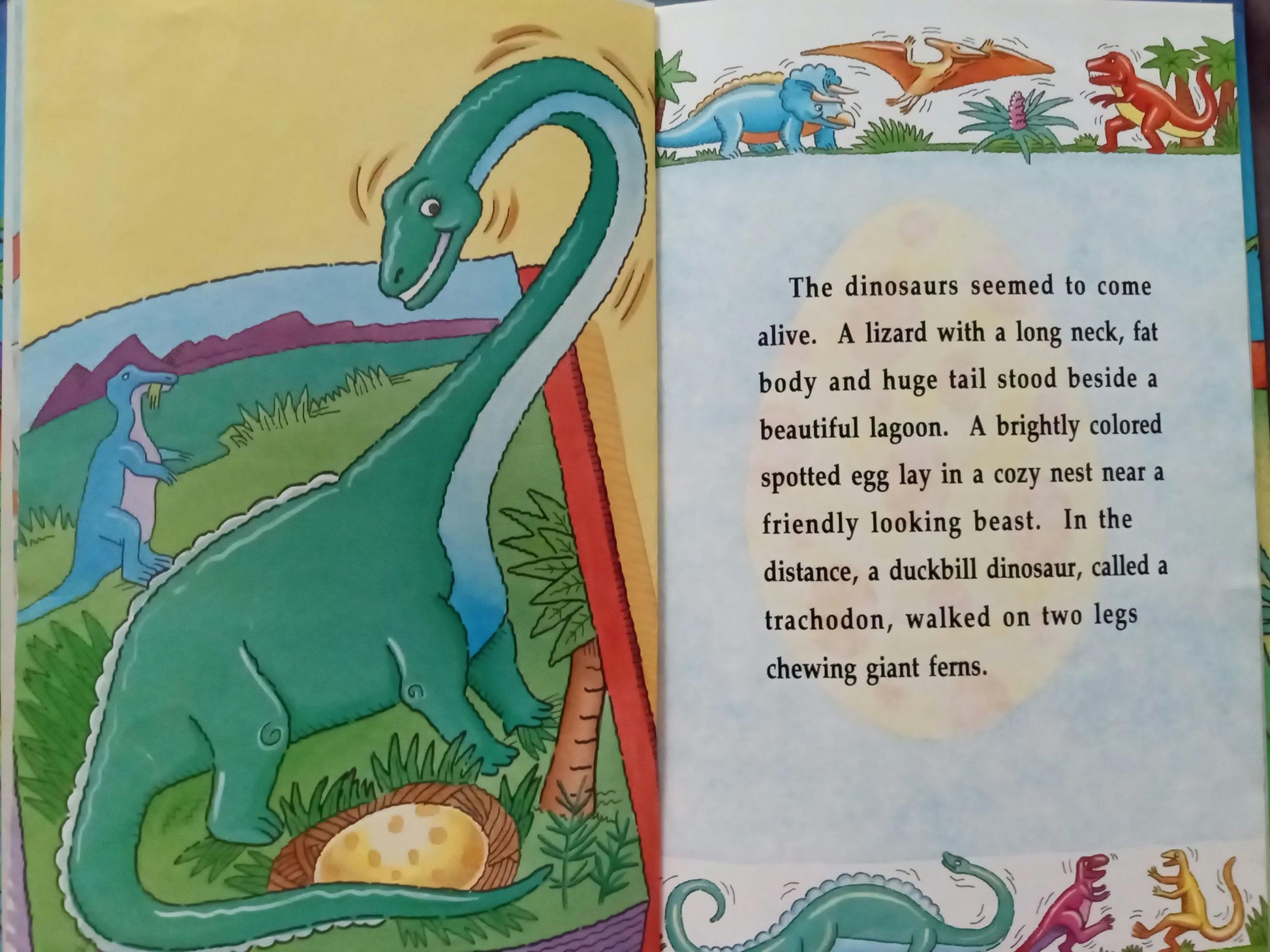 Personalized Dinosaur Land book sample page 5