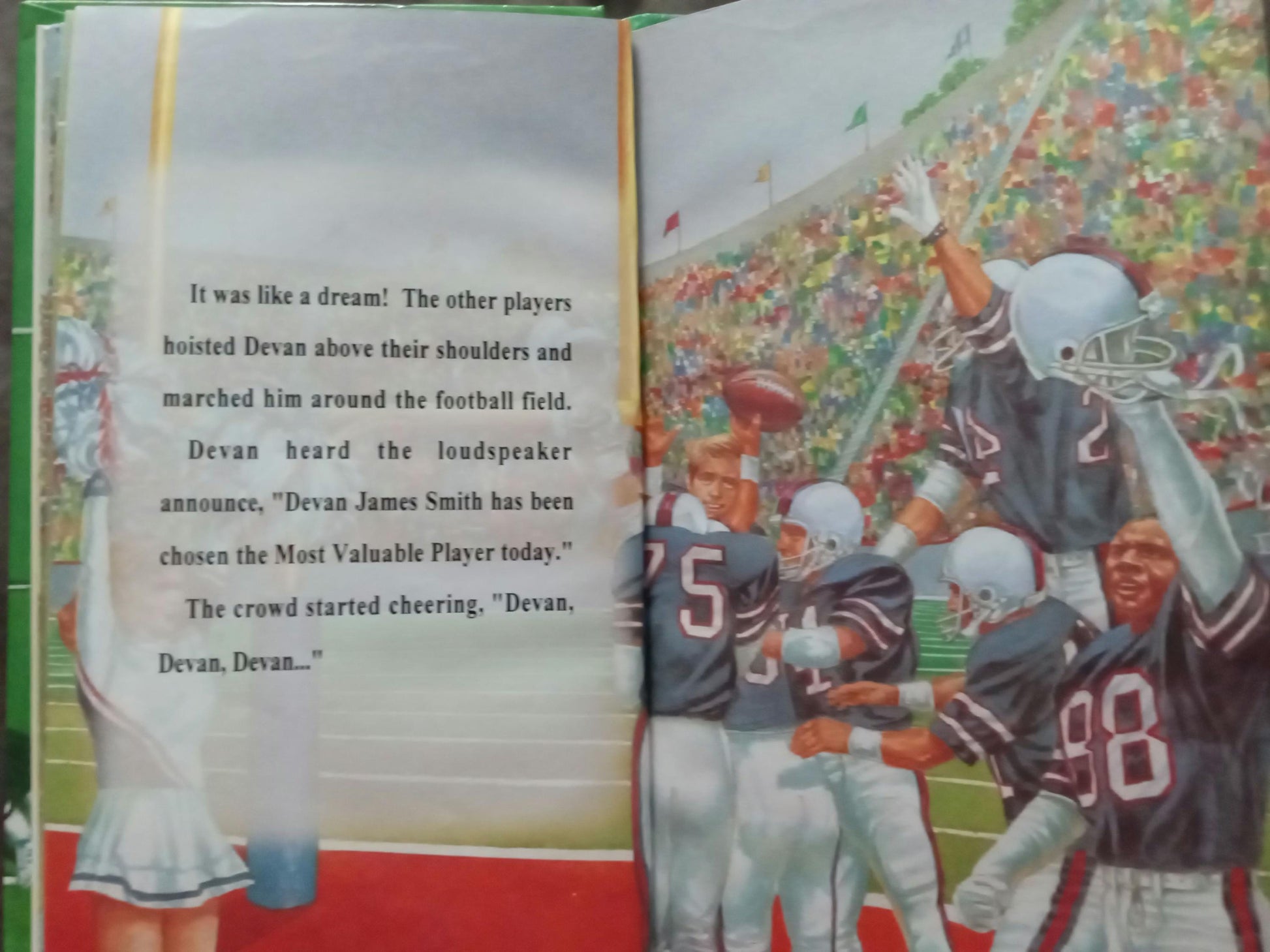 Football Star Personalized Book page 8