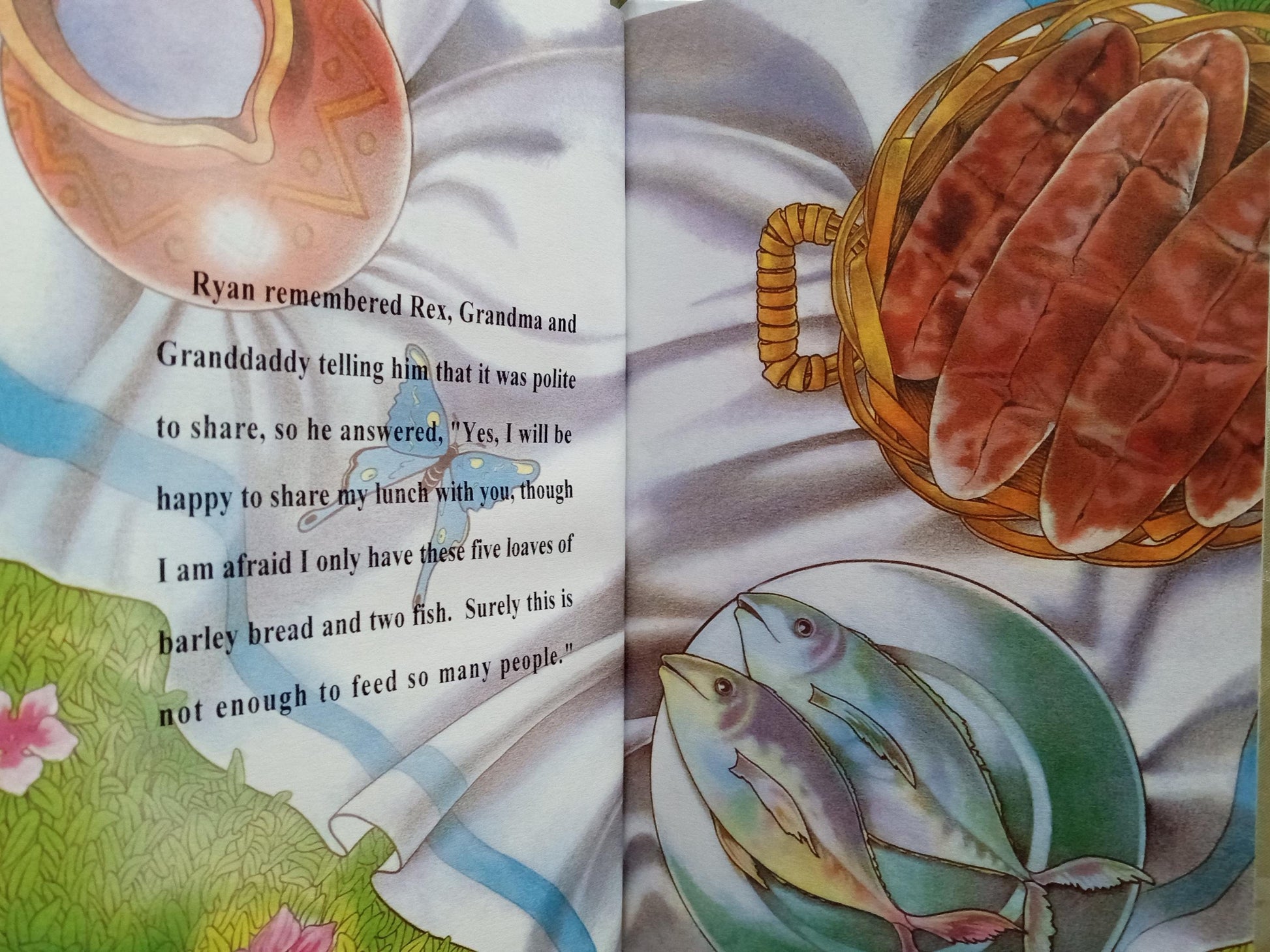 Jesus the Provider Personalized Book sample page 5