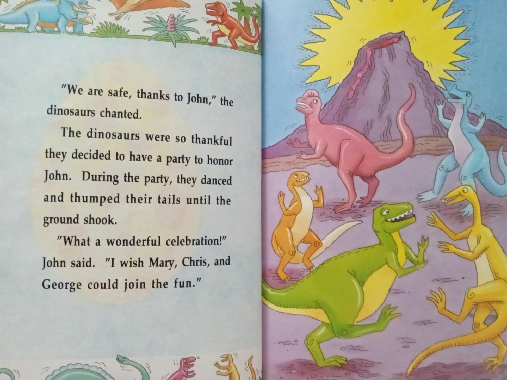Personalized Dinosaur Land book sample page 9