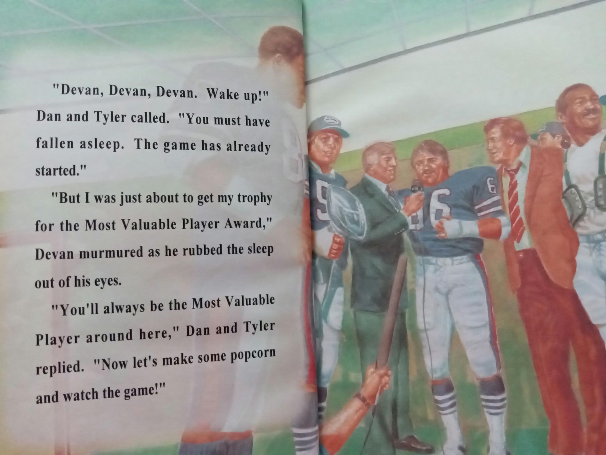 Football Star Personalized Book page 9