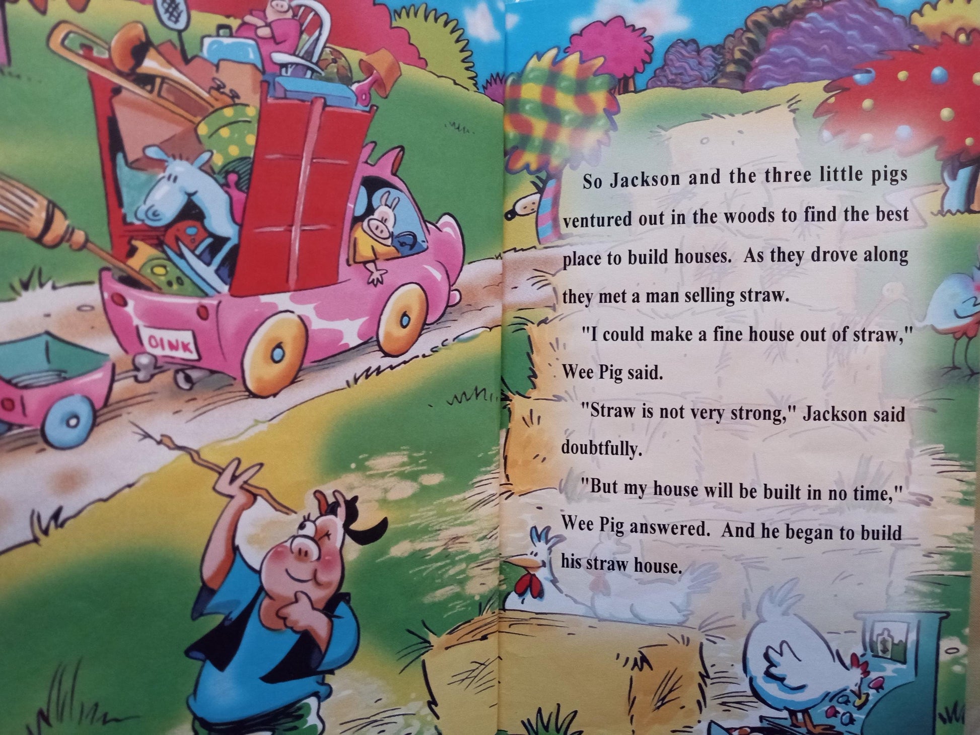 Personalized Book Three Little Pigs Page 2