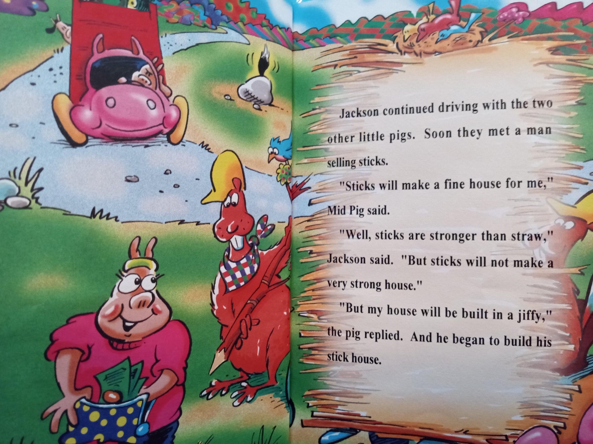 Personalized Book Three Little Pigs Page 2