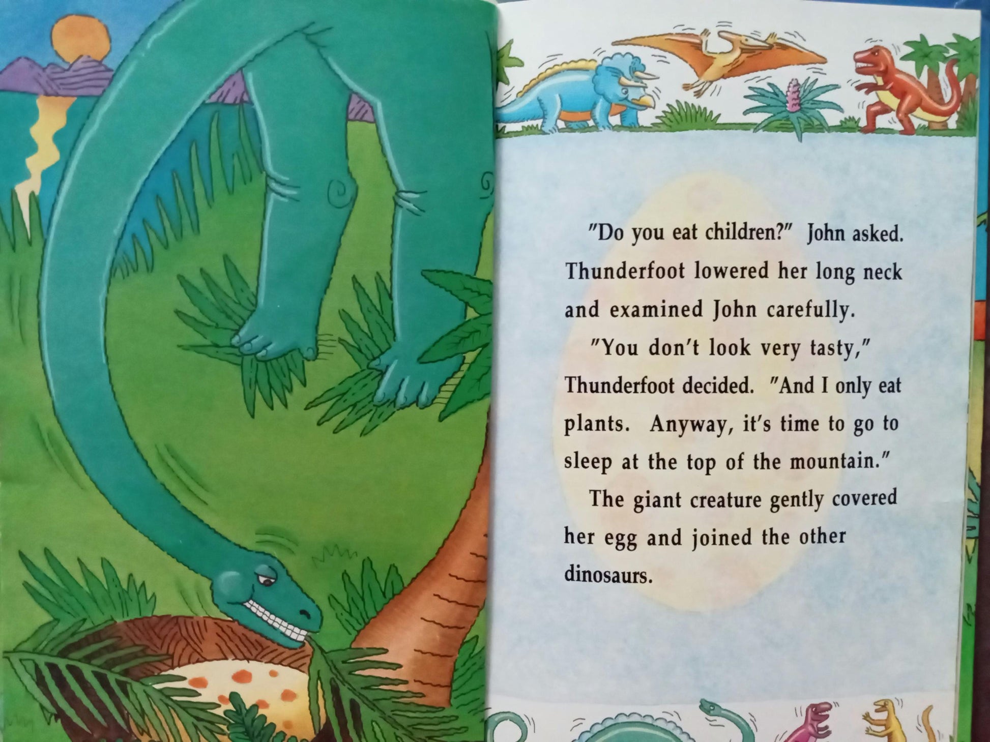Personalized Dinosaur Land book sample page 6