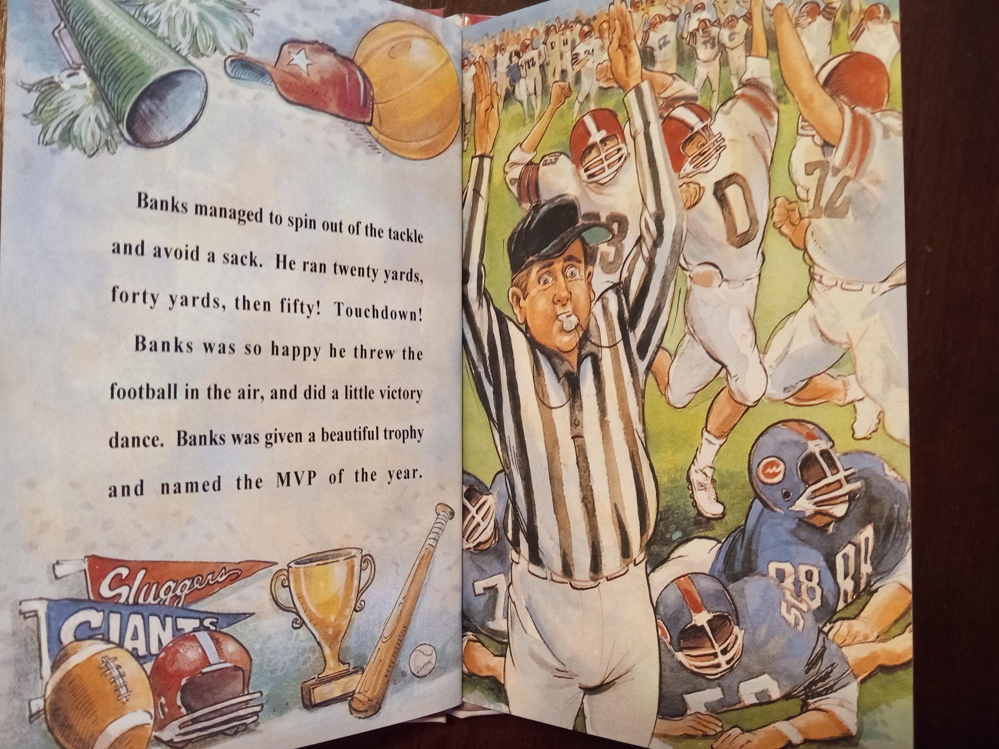 Sports Superstar Personalized Book sample page 9