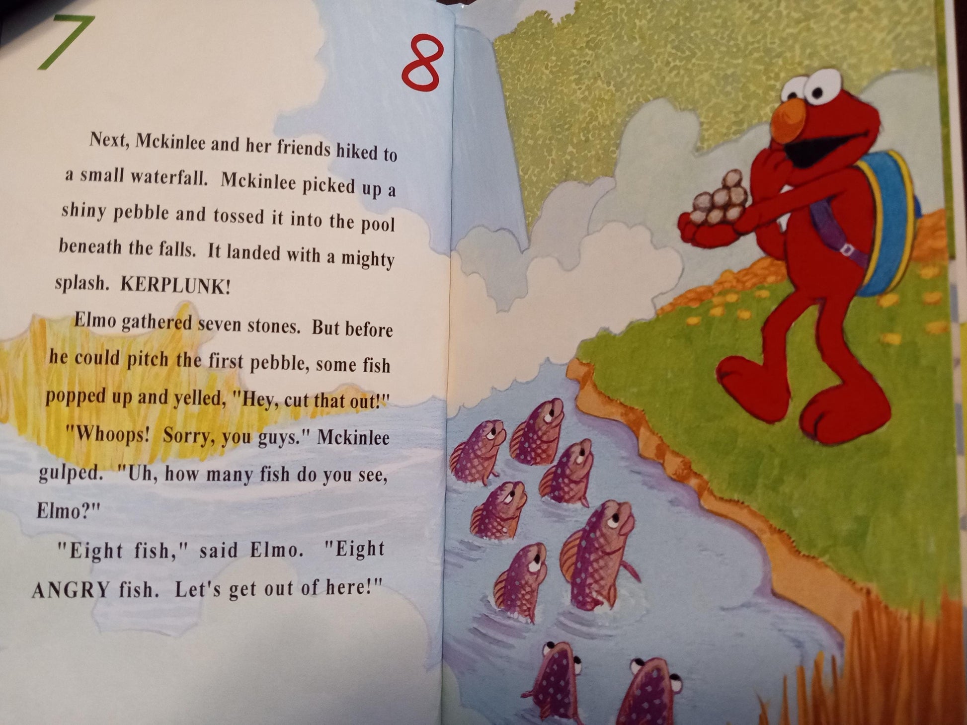 Personalized Sesame Street Book Let's Count with Elmo