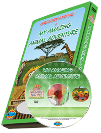My Animal Adventure Photo Personalized Cartoon Video DVD - The Lollipop Guild