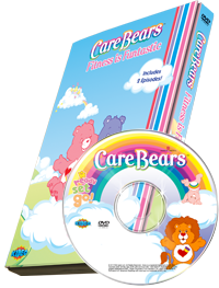 Care Bears™ Photo Personalized - "Fitness is Fun" and "Big Top Circus Adventure " cartoon video DVD - The Lollipop Guild