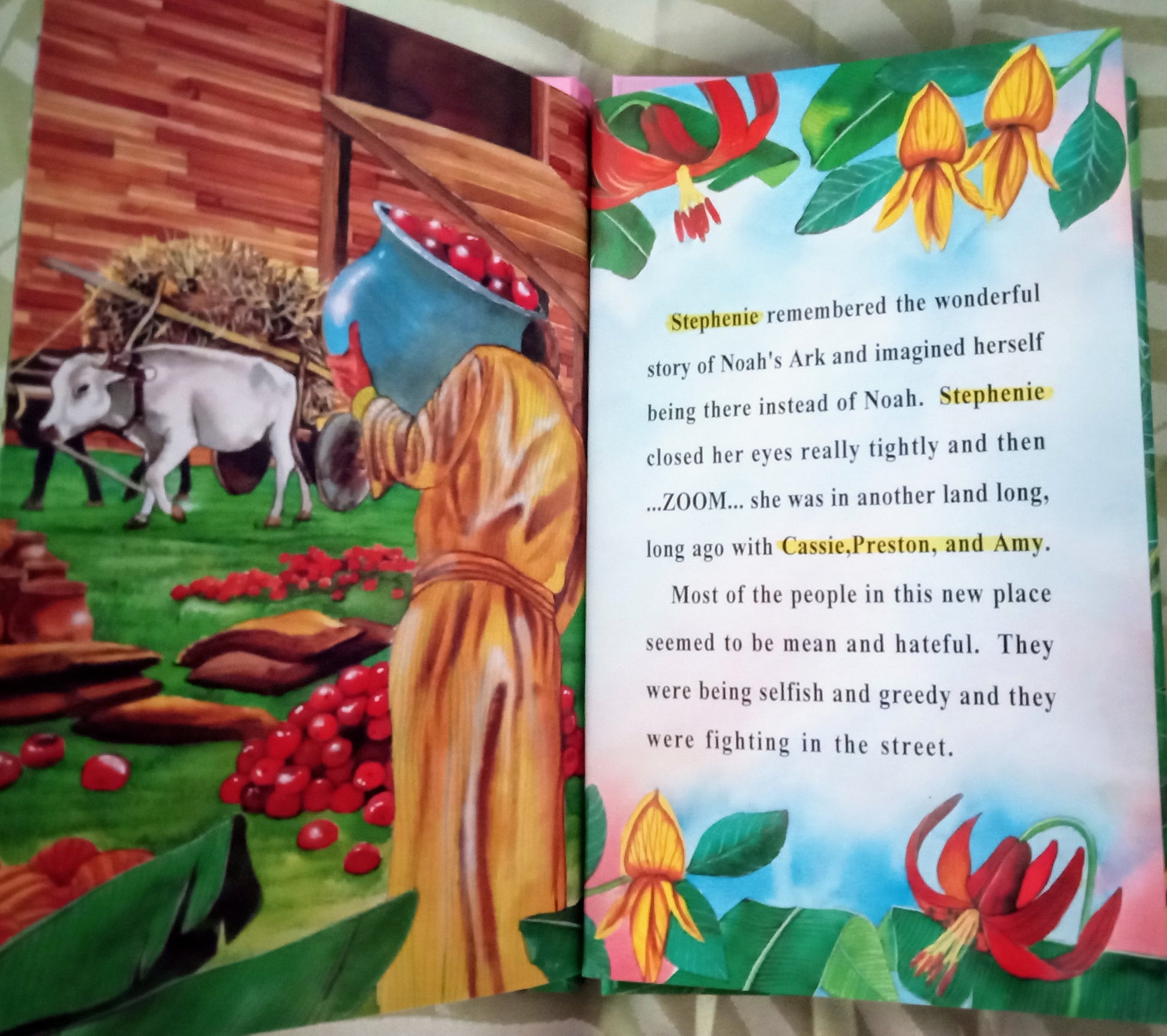 Noah's Ark Personalized Book sample page 3