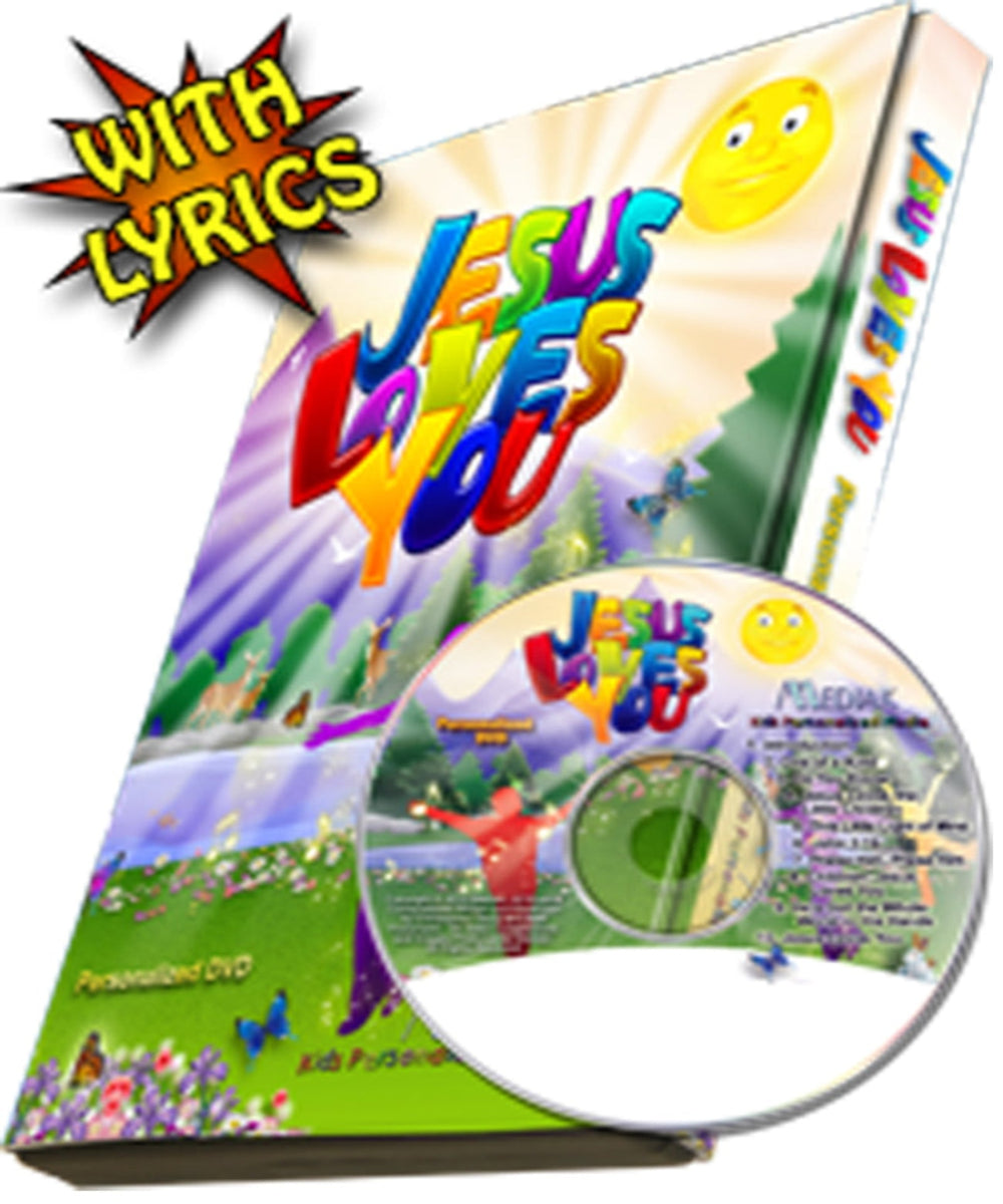 Personalized Jesus Loves You music video dvd