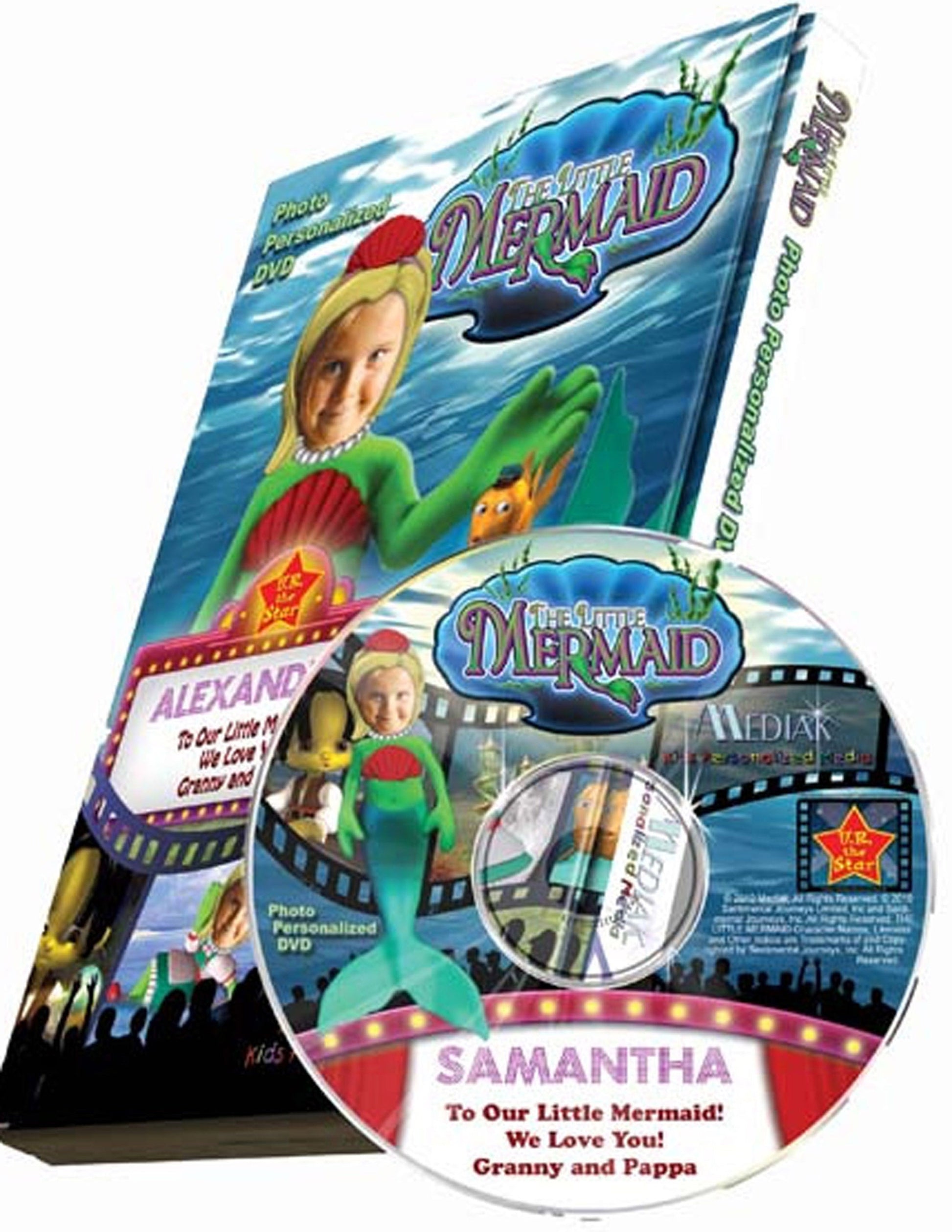 Little Mermaid Photo Personalized Video DVD