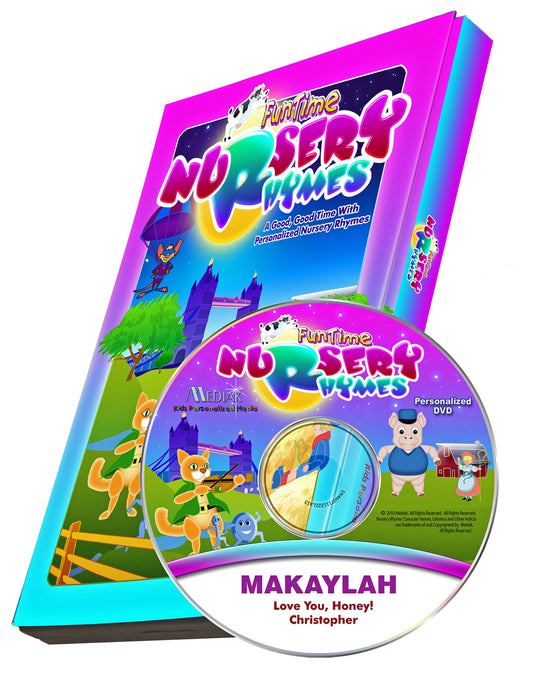 Fun Time Nursery Rhymes Personalized Music Video DVD