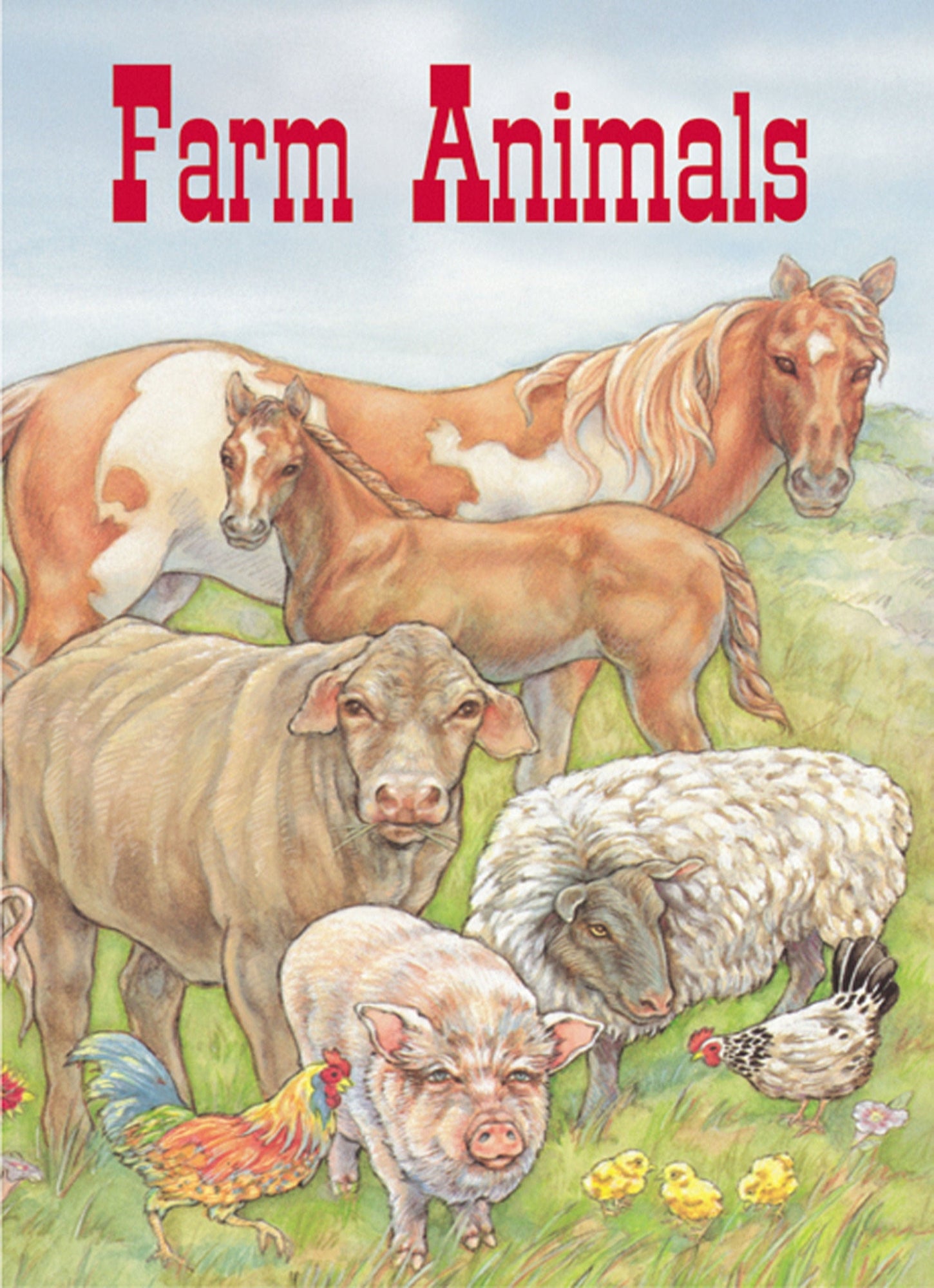 Personalized Farm Animals hardback book