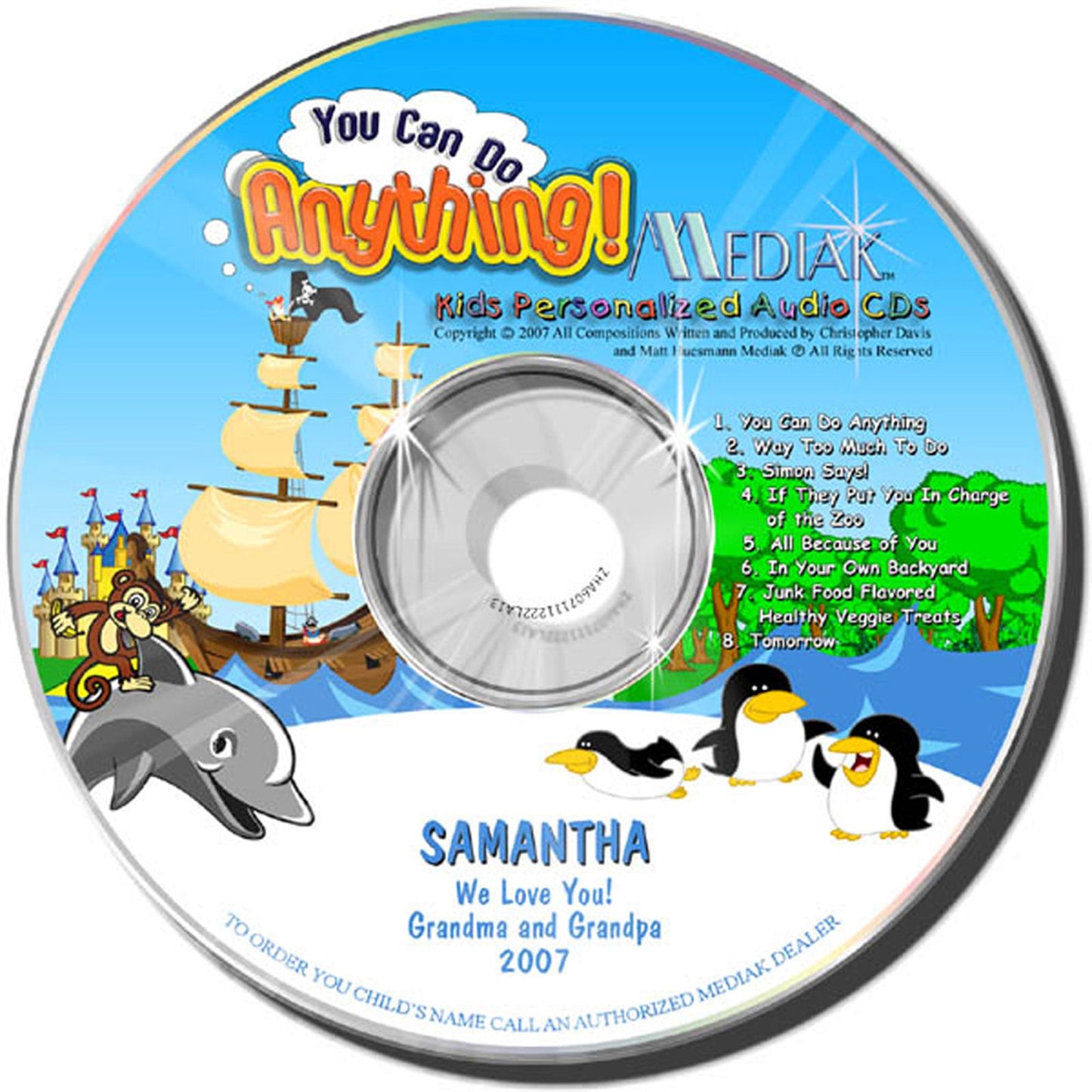 Personalized Music You Can Do Anything for kids