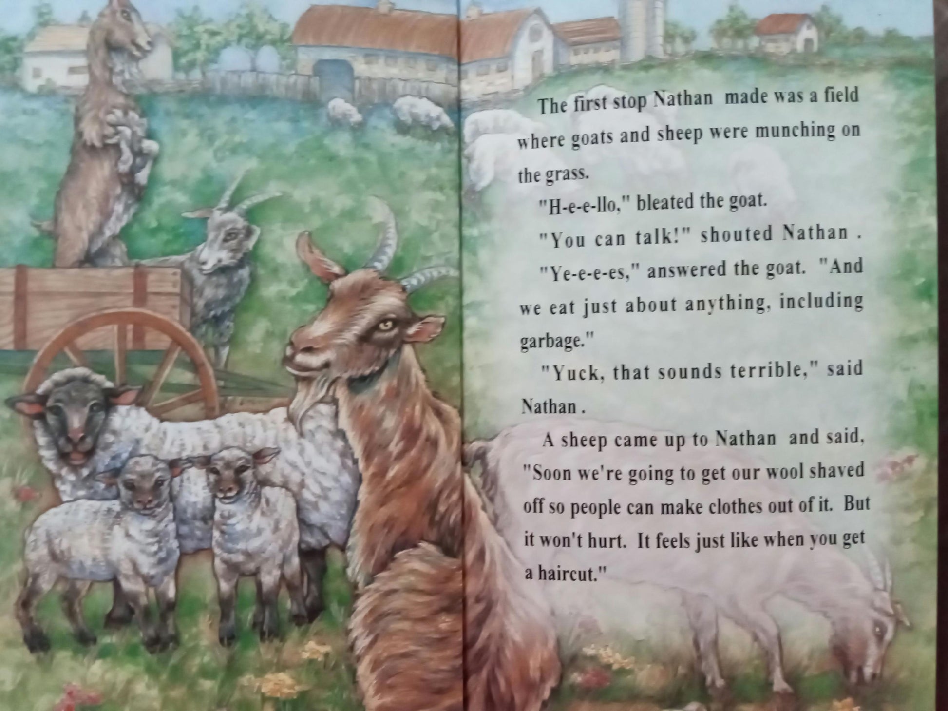 Personalized Farm Animals sample page 2 sheep goats