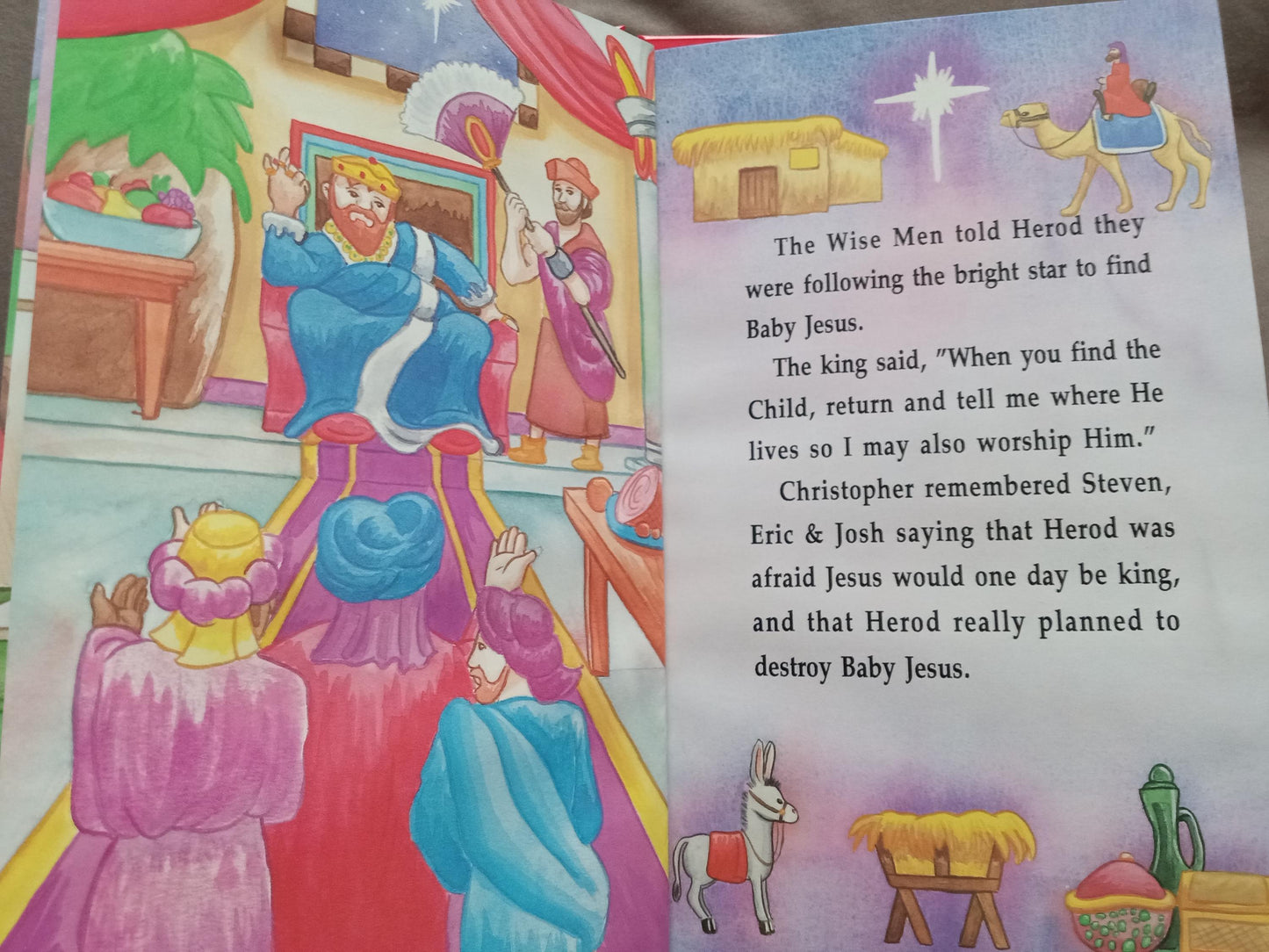 Personalized Baby Jesus Book page 4