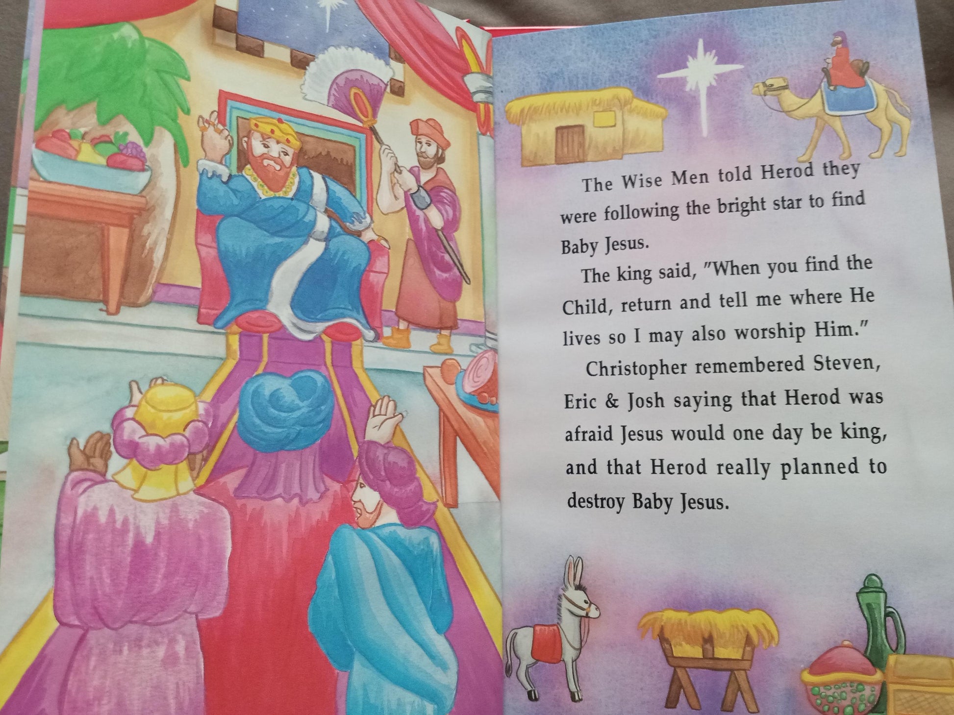 Personalized Baby Jesus Book page 4