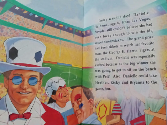 Personalized Soccer Book Sample page 1