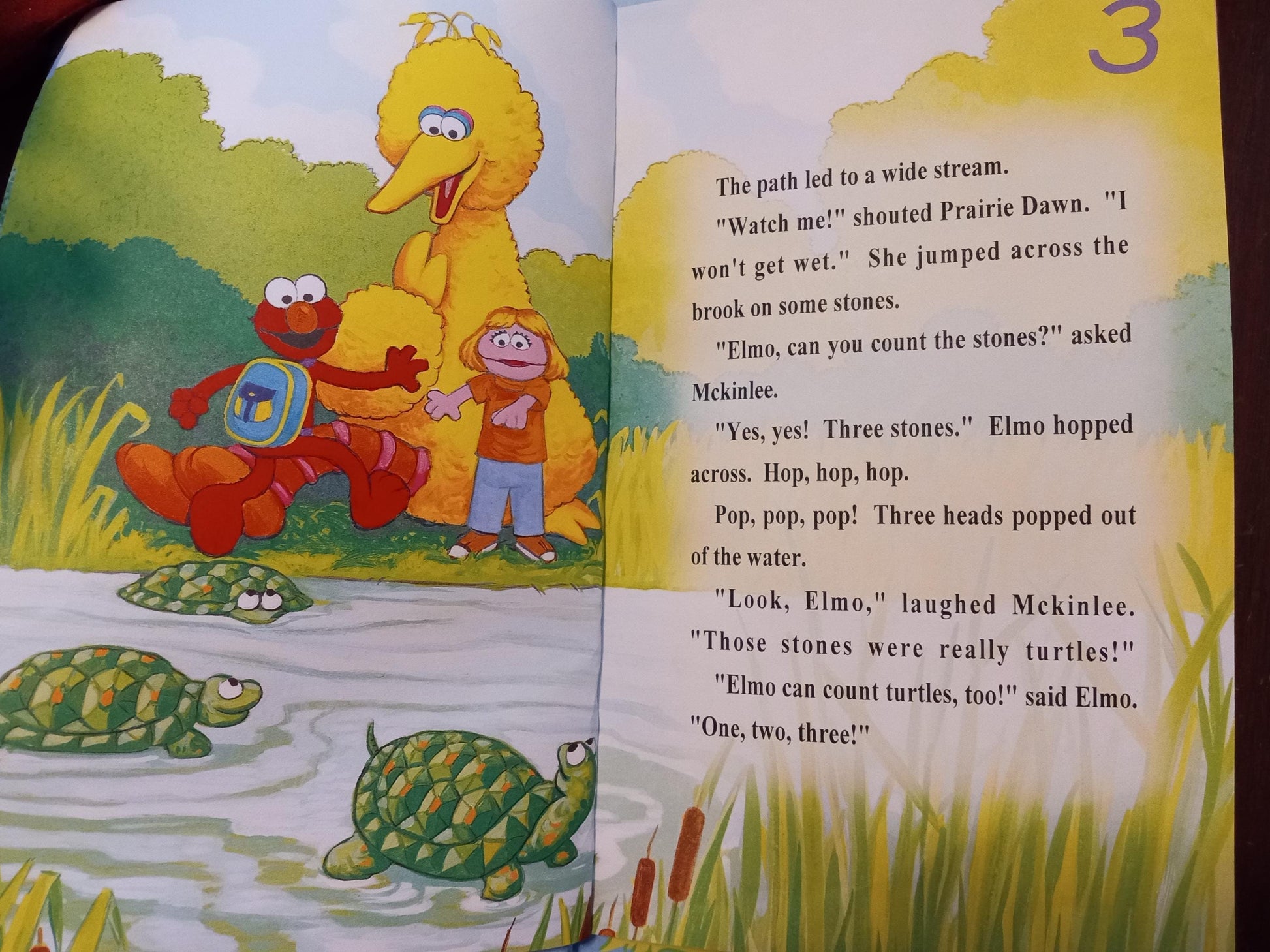 Personalized Sesame Street book with Elmo