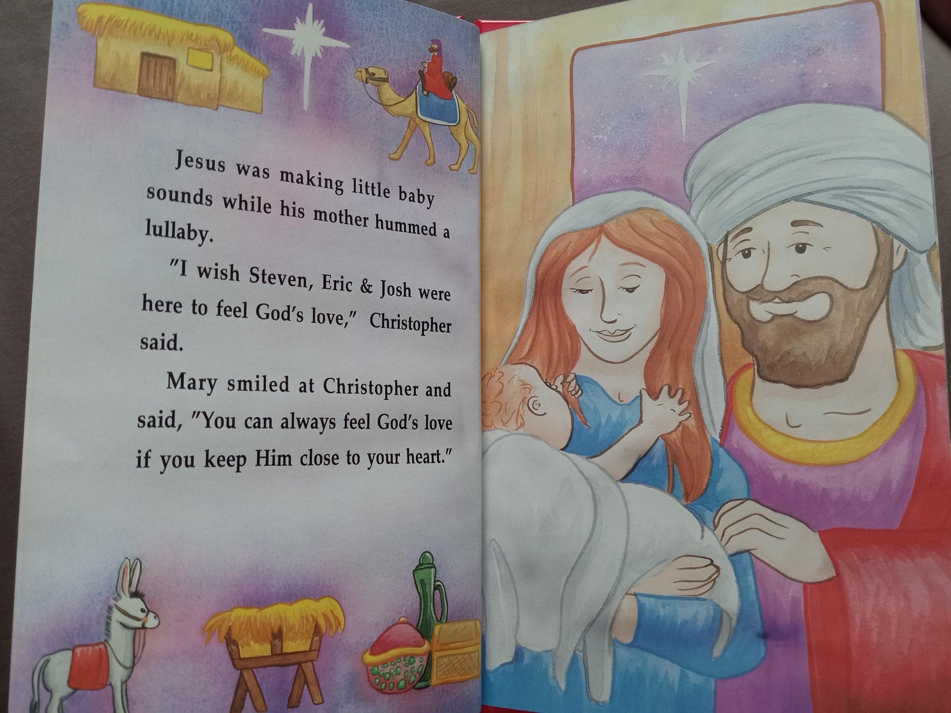 Personalized Baby Jesus Book page 8
