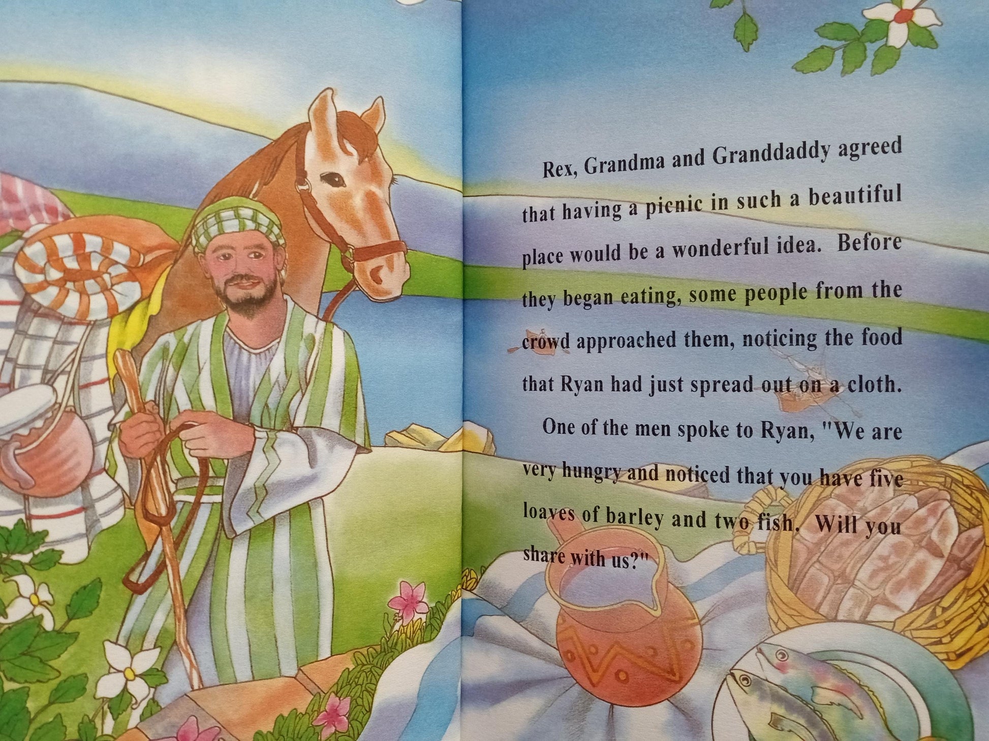 Jesus the Provider Personalized Book sample page 4