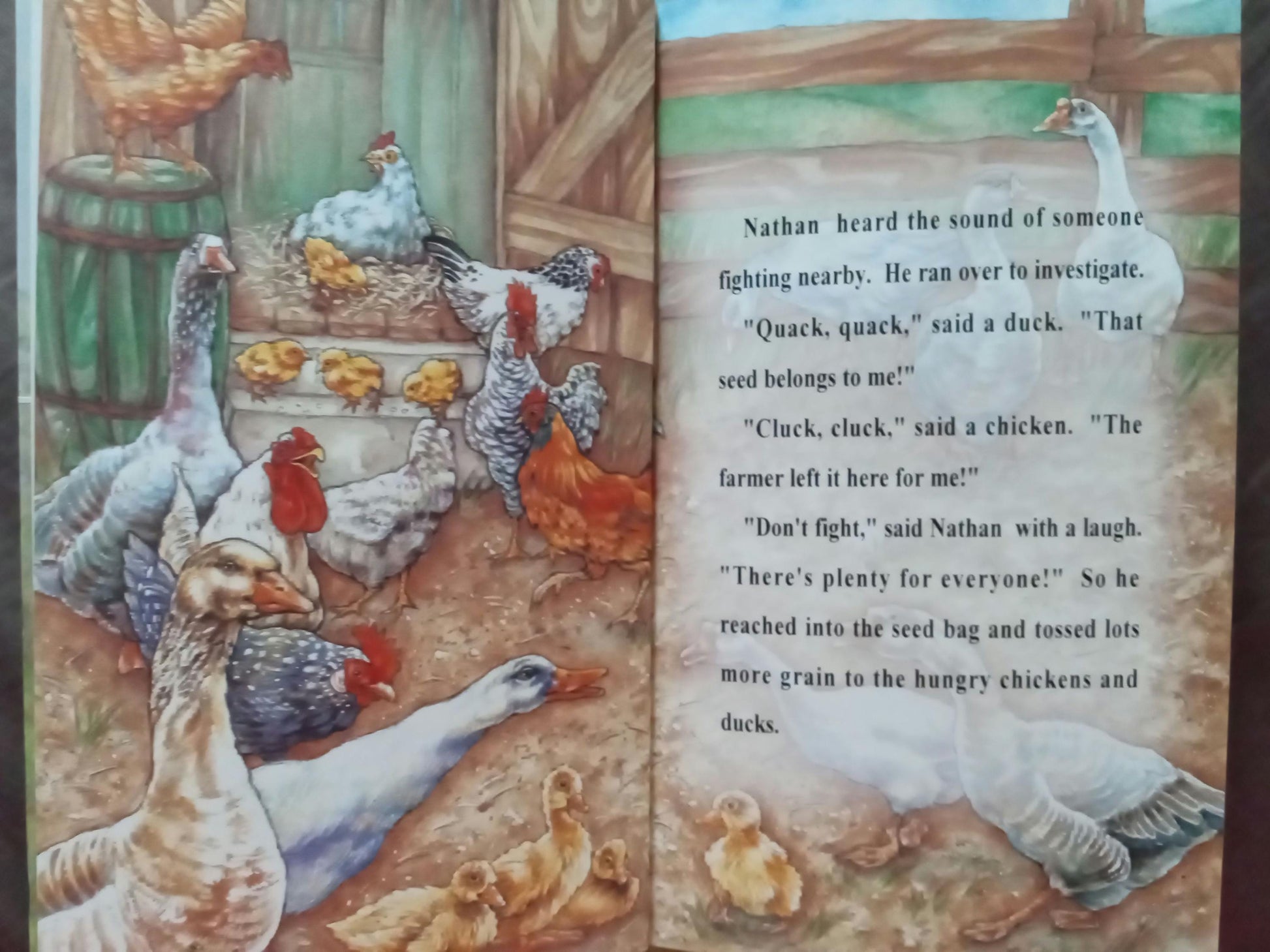 Personalized Farm Animals sample page 3 Chickens