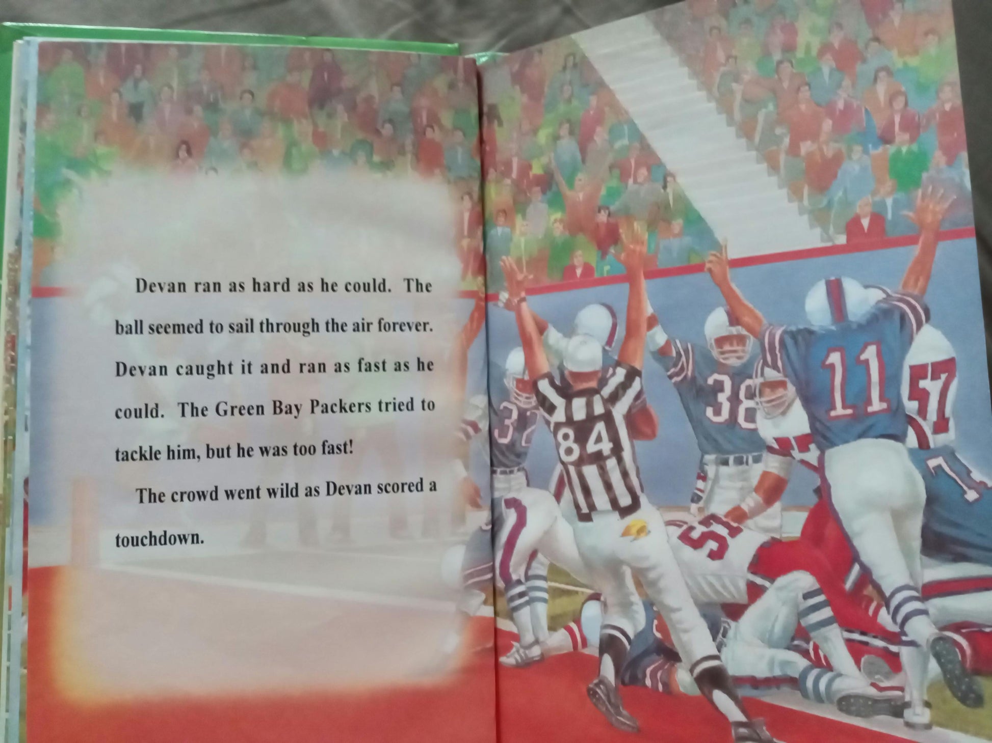 Football Star Personalized Book page 6