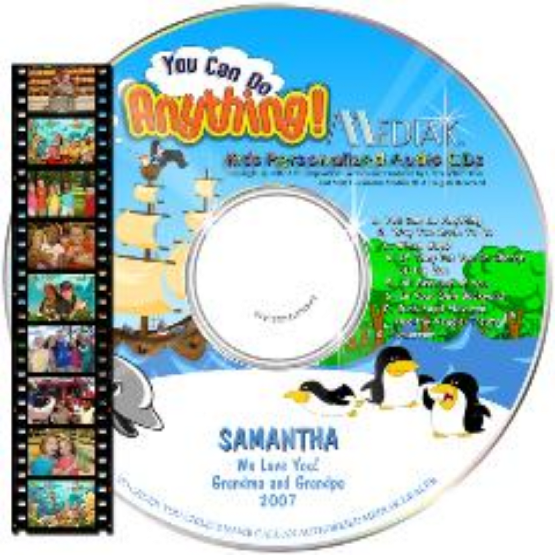 Personalized You Can Do Anything  music video DVD - The Lollipop Guild