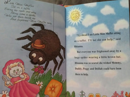 Mother Goose Personalized Book sample page 5 Little Miss Muffet