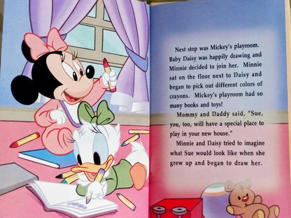 Disney Babies personalized book with baby Minnie Mouse and baby Daisy Duck - The Lollipop Guild