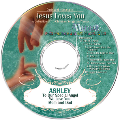 Jesus Loves You Personalized Music CD - The Lollipop Guild