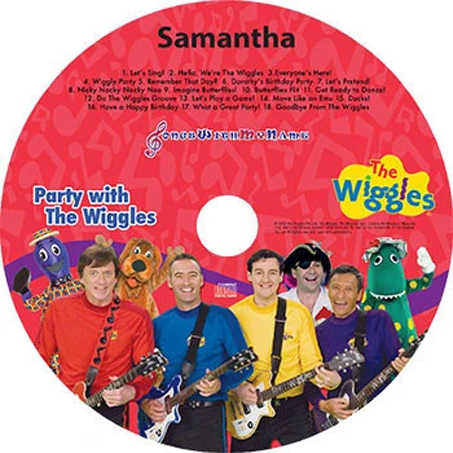 Party with the Wiggles Personalized CD o