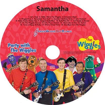 Party with the Wiggles Personalized CD o