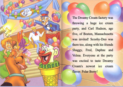 Scooby Doo personalized book sample page 1 - The Lollipop Guild
