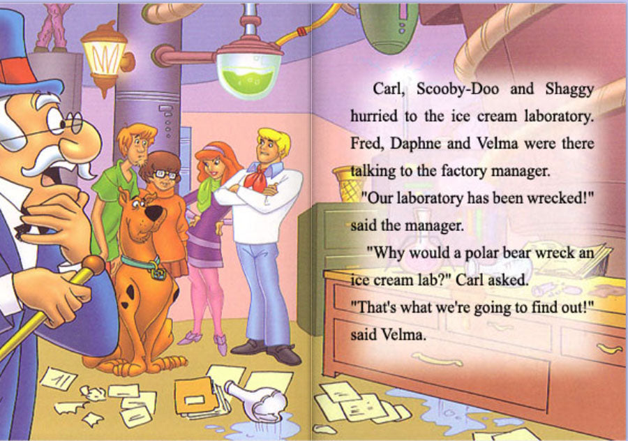 Scooby Doo personalized book sample page 4 - The Lollipop Guild