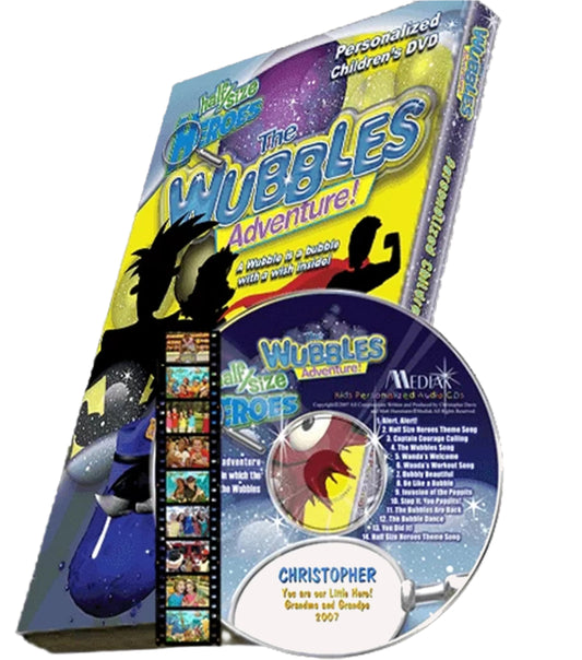 Wubbles Personalized Music Video DVD