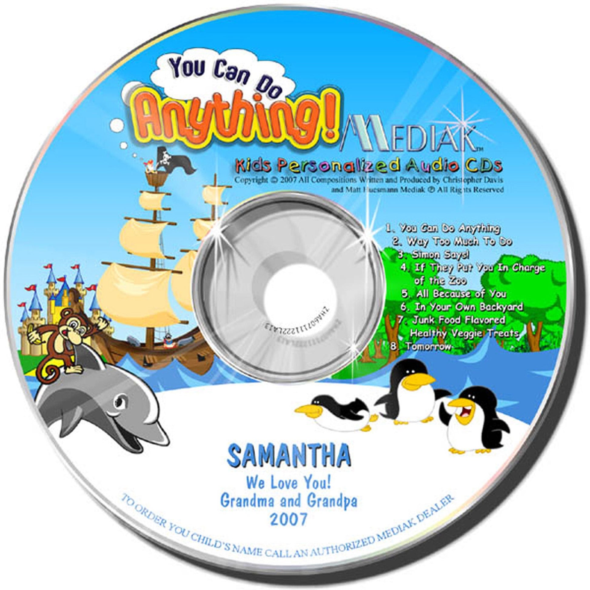 Personalized Music You Can Do Anything for kids